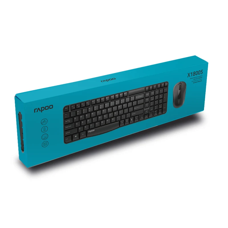 Rapoo X1800s Tablet Wireless Keyboard And Mouse Combo With 2.4g