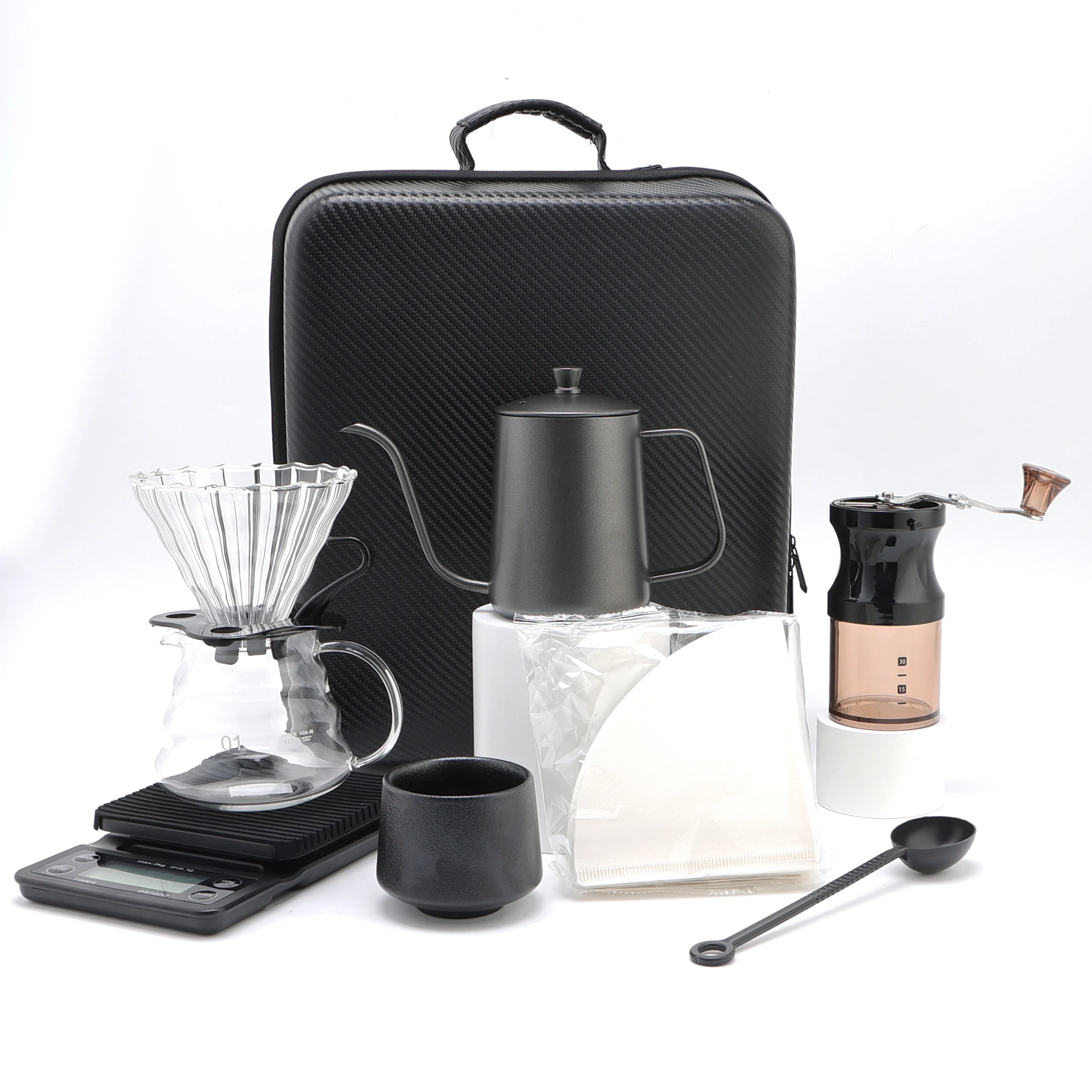 Popular Pour Over Coffee Maker Gift Set All In 1 Coffee Accessories