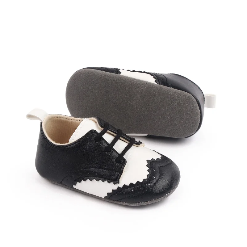 British Design Baby Leather Shoes Spring and Autumn New Soft Bottom Baby Toddler Boy Shoes supplier