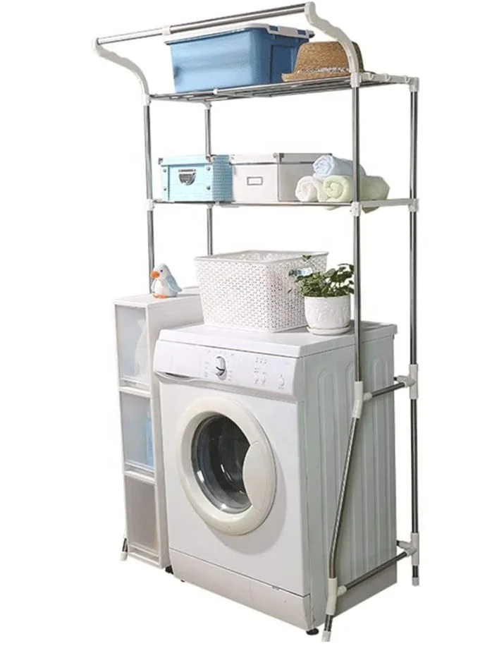 Стеллаж для ванной washing machine rack tm 011