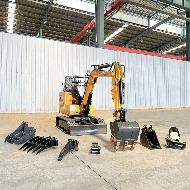 Factory Direct Sale 3.5 Ton Digging Machine Mini Excavators 1.5 Ton 1 Ton Micro Digger for Sale
