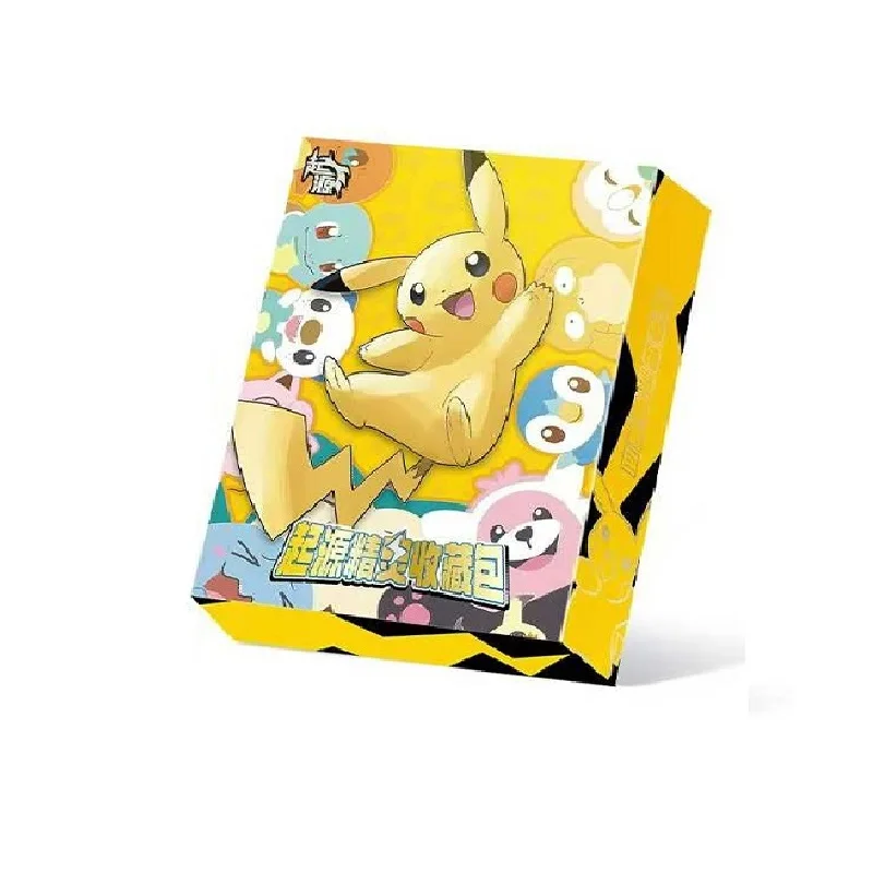 Anime Peripheral Pokemoned Game Collection Cards Rare Pikachu Charmander  Flash Trading Cards Booster Box Games Board Toys Gift