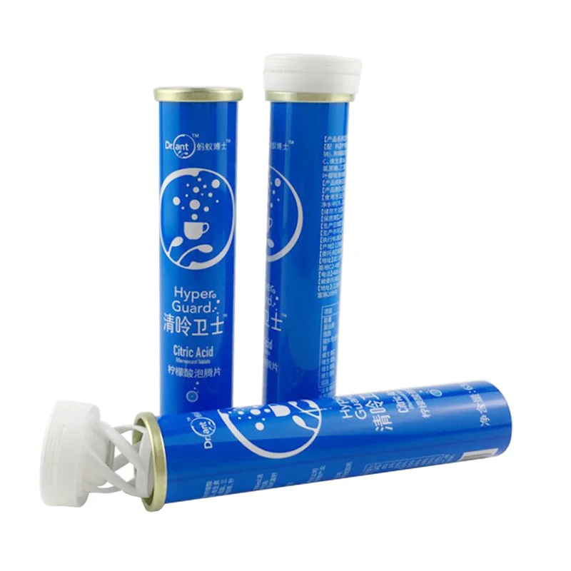 Wholesale Aluminum Vitamin Effervescent Tablets Packaging Tubes With