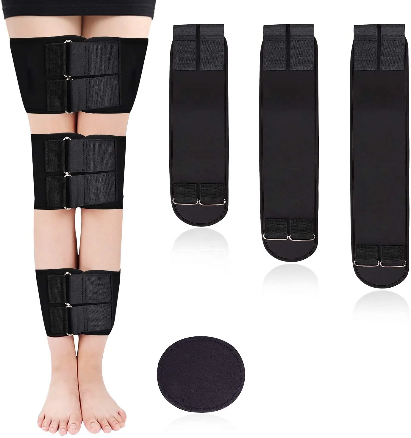 3 Pcs for 1 Set Customized Adult Leg Correction Belt Bow Leg Corrector Leg Straightener