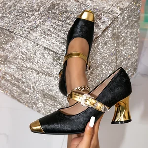 Spring and Autumn High Quality Women's High Heels Fashion Ball Personality Single Shoes Casual Banquet Ladies' High Heels