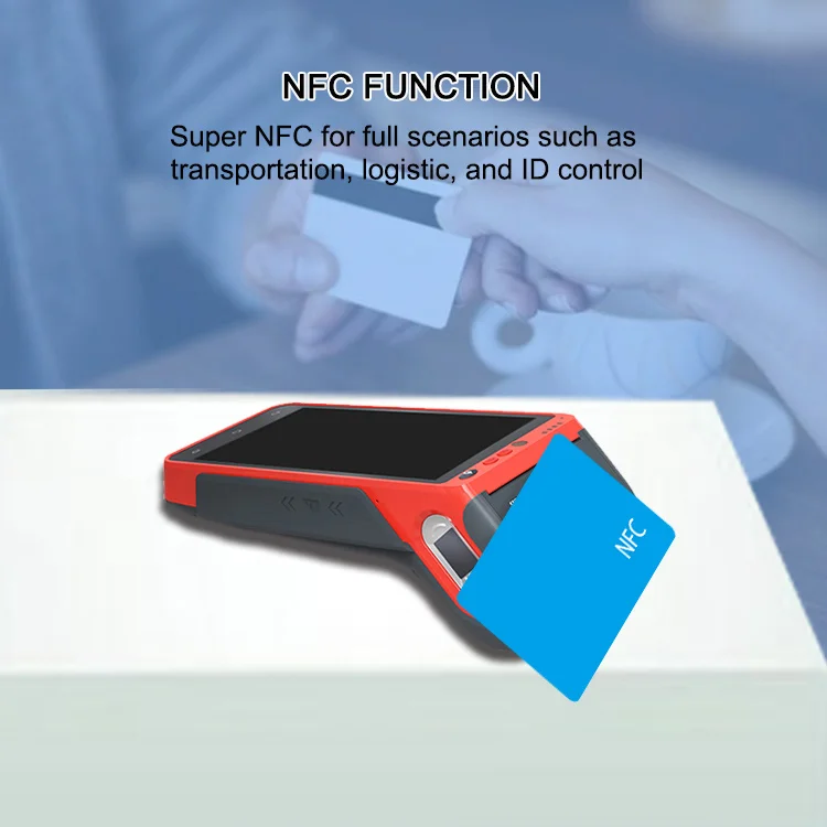 All in One Handheld Android Pos Terminal With 58mm Printer for Order Service Z100