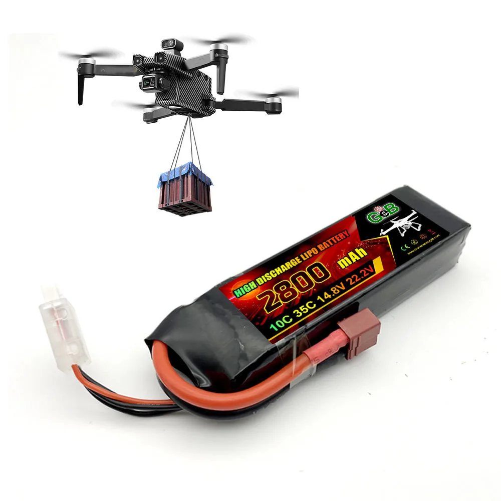 GEB 2S 6S  7.4V 22.2V 35C 2800mah FPV Drone Battery 8000/12000/22000/27000/30000/35000mAh Solid State Battery for FPV Drone