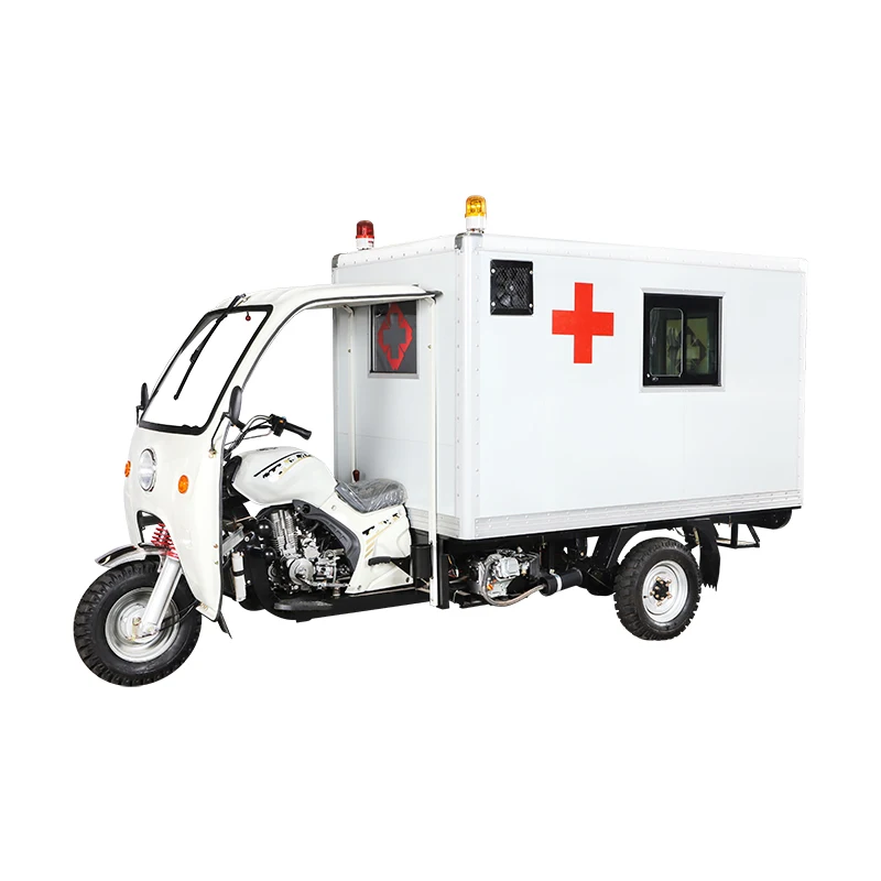 2020 Newest 250cc Promotion Three Wheel Passenger Ambulance Tricycle in Africa Cargo Bike