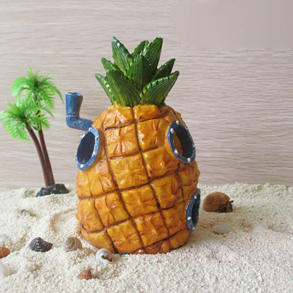 Resin Pineapple House Aquarium Ornament Safe Houseためfish Tank Buy 水槽の装飾 スポンジボブパイナップルハウス水族館オーナメント 水族館オーナメント Product On Alibaba Com