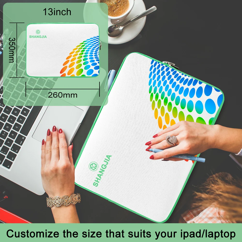 Neoprene Laptop Sleeve Manufacturer Wholesale Blank Laptop Cases Water Resistant Laptop Sleeve details