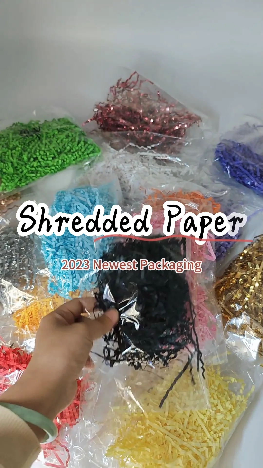 Custom Color Party Supplies Deep Blue Packing Bulk Craft Crinkle Cut