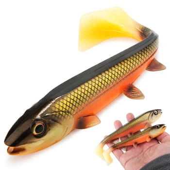 Spinpoler Fishing Lure 14cm/18cm Swimbait Square Tail Soft Shad Artificial Bait Pike Perch Catfish Wobbler Big Game Tackle – Soft Lure – view 2