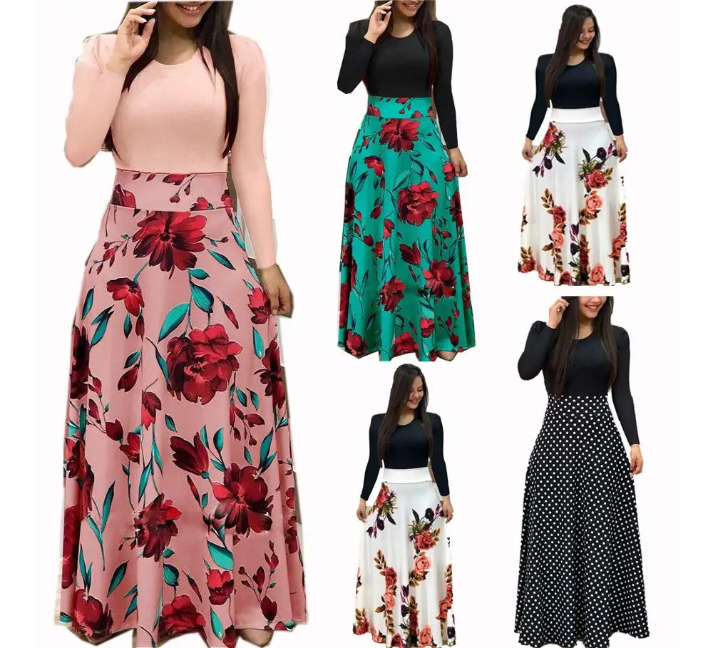 Shein модное платье с цветочным принтом, платье макси для выпускного вечера, летнее пляжное повседневное длинное платье для женщин