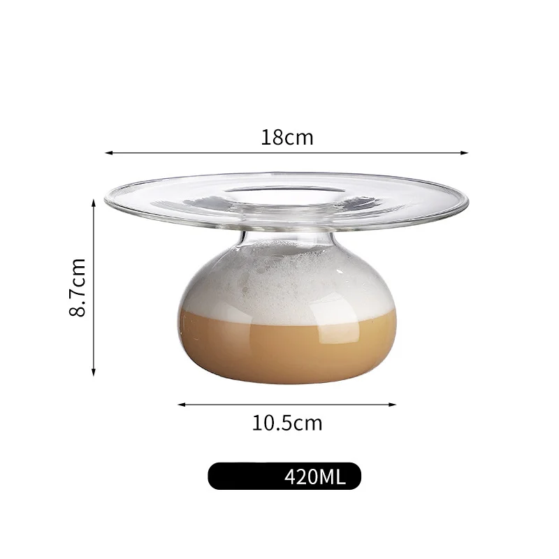 Creative Japanese Flying Saucer Plate Molecular Cocktail Cup Bar Plates
