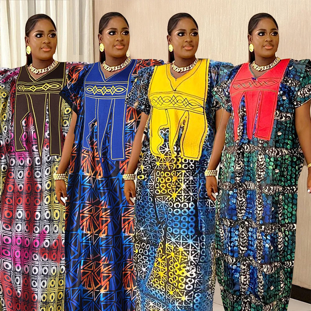 H & D Silk Dressing Gown Women African Clothing Ankara Abaya Wholesale ...