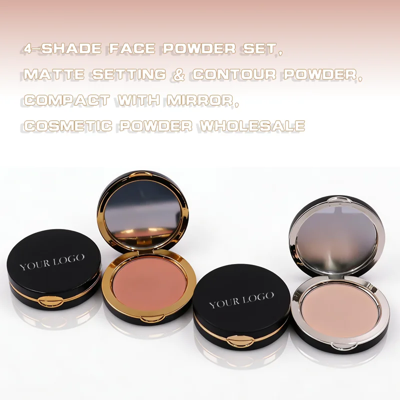 product bulk oem odm pressed face powder compact private label oil control setting powder with mirror for global wholesale-5