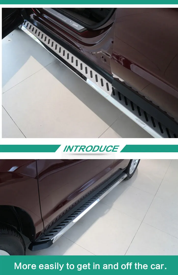 Wholesale Special Design 4x4 Aluminum Off Road Car Body Accessories SUV Running Board for TOYOTA Highlander Car Side Steps supplier