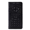 Genuine Crocodile Back - Black