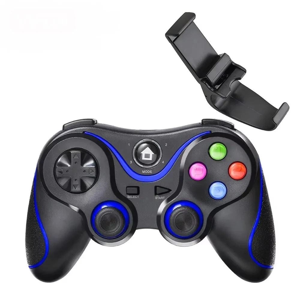 V8 Wireless BT Gamepad for Android/iOS/PC/TV Dual Vibration Controller Compatible with Home Consoles  Portable Devices