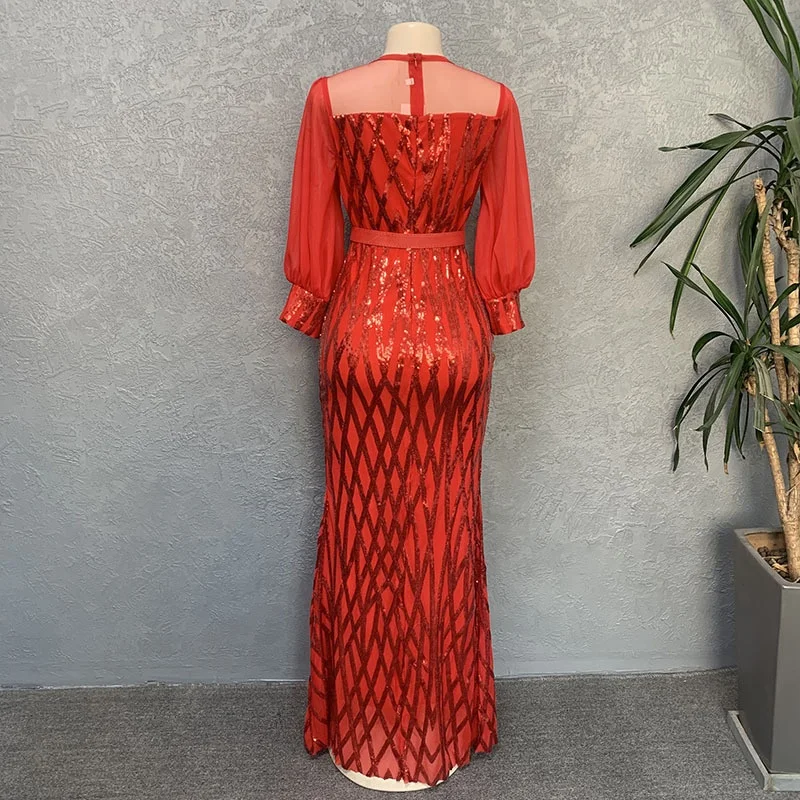 Fashion Red Turkish Sequin Dresses Mature Turkish Maxi Dresses Women Lady Elegant Turkey Evening Dresses Fashion Red Turkish Sequin Dresses Mature Turkish Maxi Dresses Women Lady Elegant Turkey Evening Dresses