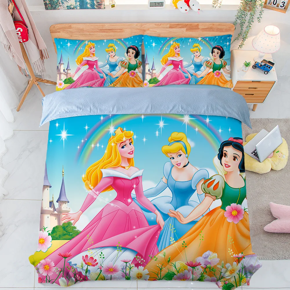Cheap Custom 3d Printed Cartoon Luxury Designer Children Bed Sheet Duvet Cover Set Queen King Size Kids Bedding Set