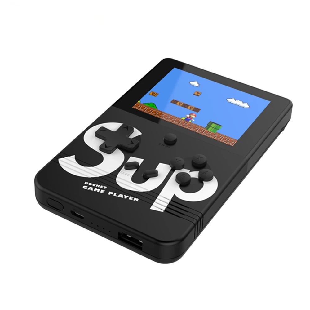 Портативная игровая консоль HD 2 в 1, портативная игровая мини-консоль с внешним аккумулятором 5000 мАч