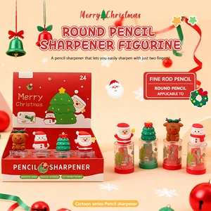 Christmas Pencil Sharpeners Bulk for School Party Supplies