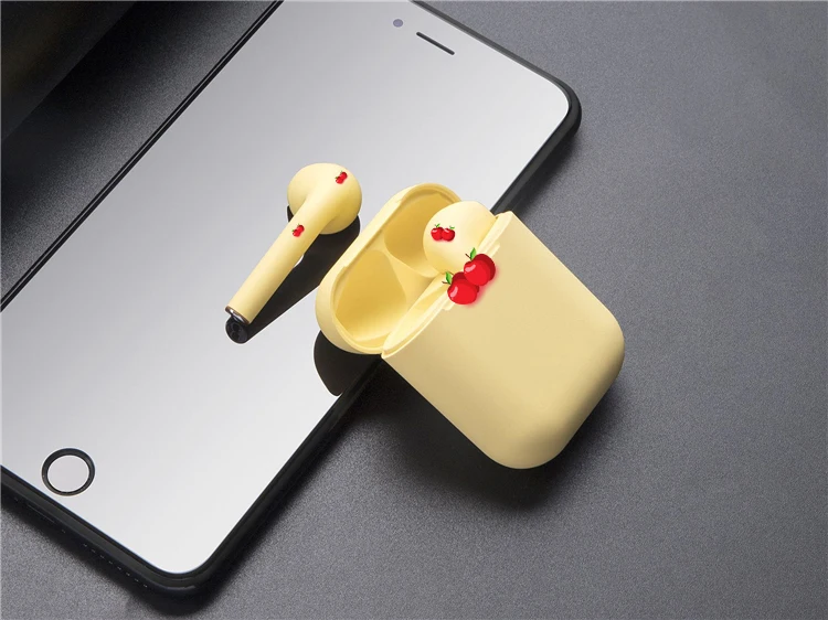 2021 Macarons Black Impods I 12 Inpods12 Waterproof True Wireless Stereo Mini Sport Earbuds I12 Inpods Audifonos Headphone - ANKUX.COM