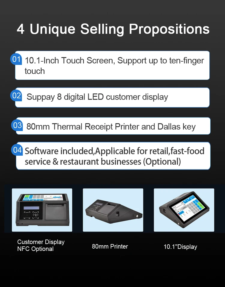 All in One Pos Machine Software System with Barcode Billing