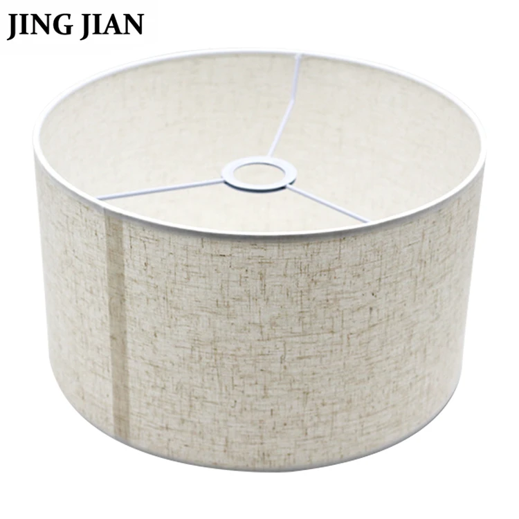 Оптовая продажа индивидуальный самоклеящийся белый ПВХ тканевый абажур для лампы из ткани