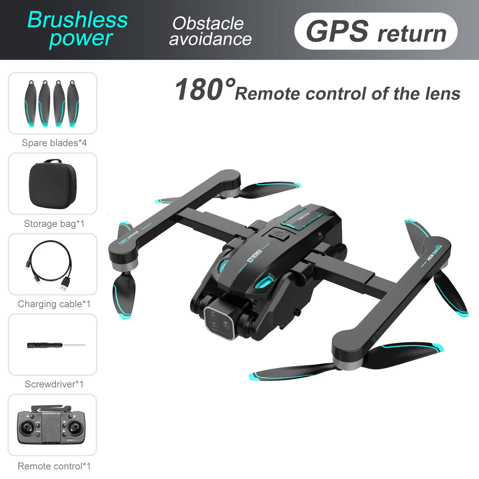 ドローン GPS A88 ドローン プロフェッショナル 8K GPS デュアルカメラ 5G