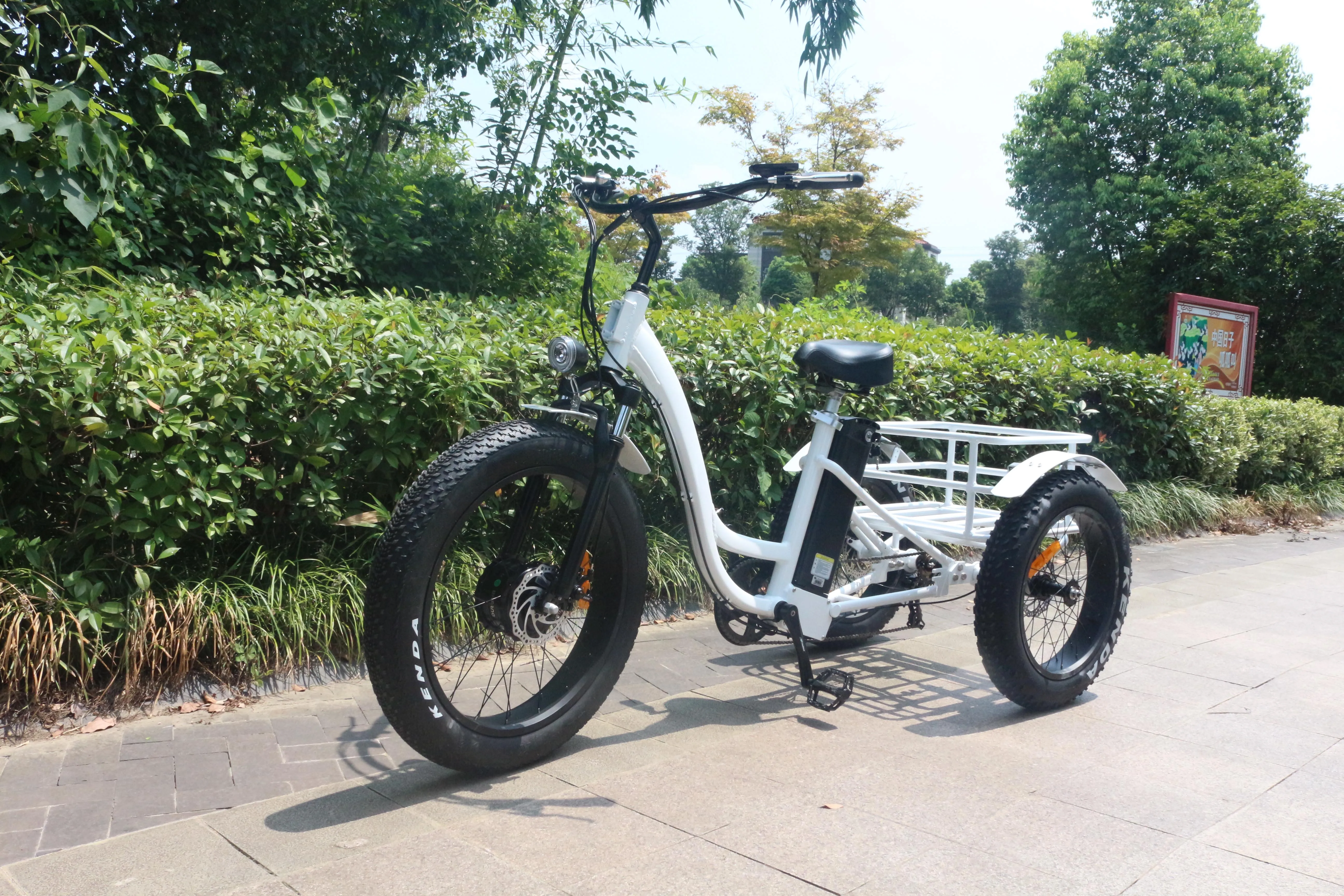 2022 Ristar Cycle 48v 500w Trike Fat Tire Electric Bike Tricycle 3