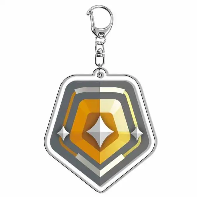 New Game Keychain Valorant Astra Killjoy Jett Sova Cypher Man Key Chain Fashion Accessories Pendant Key Ring for Christmas Gifts