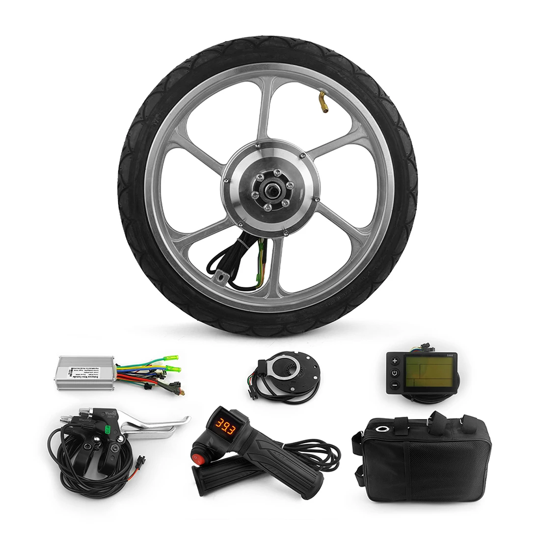 electric bicycle conversion kit for 16 wheels Shop 36V 750W Geared eBike Kits Convert your 16inch original bike to ebike with leaf 16 inch 48V 52V 1000W front hub motor electric bike conversion kit. Bicycle Parts 16 Inch Rear
