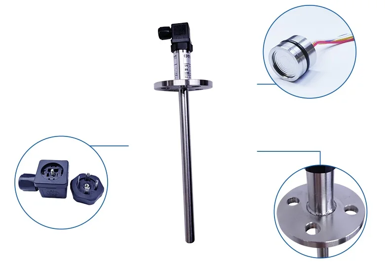 Plastic Temperature Transmitter Probe Customizable Thermocouple Therometer for Water Tank OEM & ODM Supported