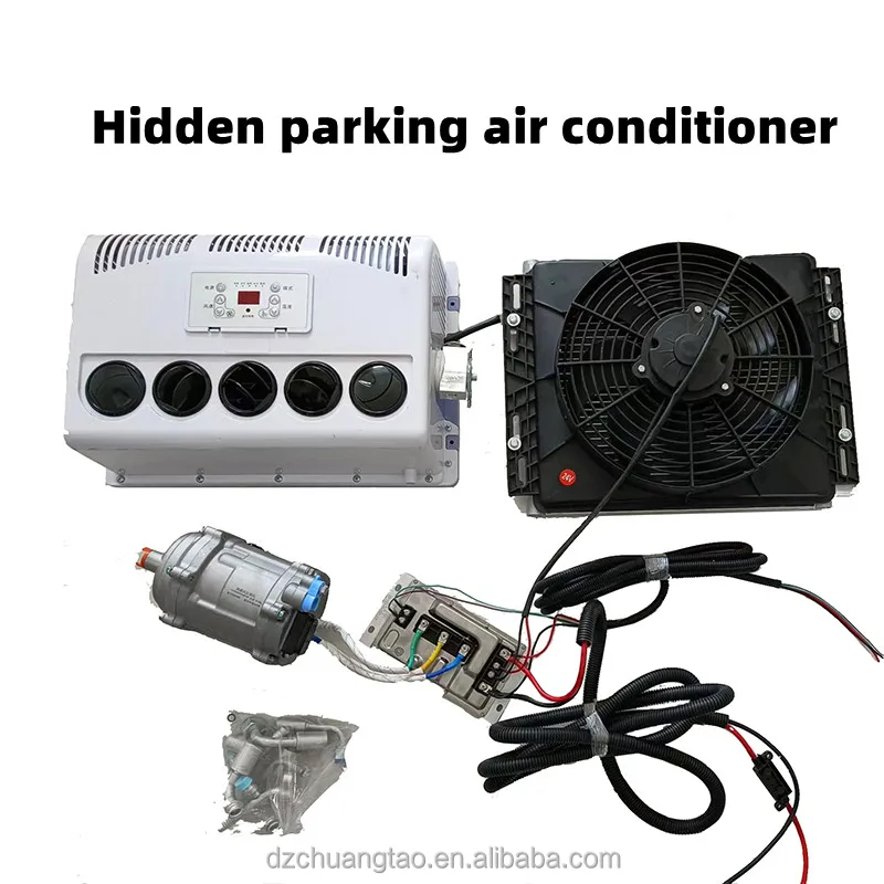 Parking Air Conditioner 12v Dc Electric Car Air Conditioner - Buy 12v ...