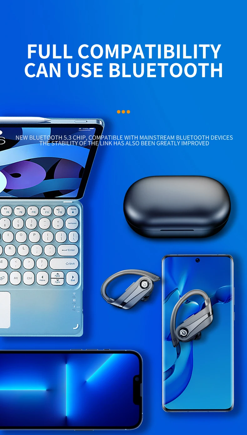 If you are searching for a supplier of a product with perfect quality control and highly competitive prices, which gives you an advantage in expanding your local market, then contact us now!  Competitive suppliers of  Factory Direct Bt 5.1 Wireless Earphones With Mic Noise Cancellation Low Latency Wireless Earphones for Mobile Phone Earbuds