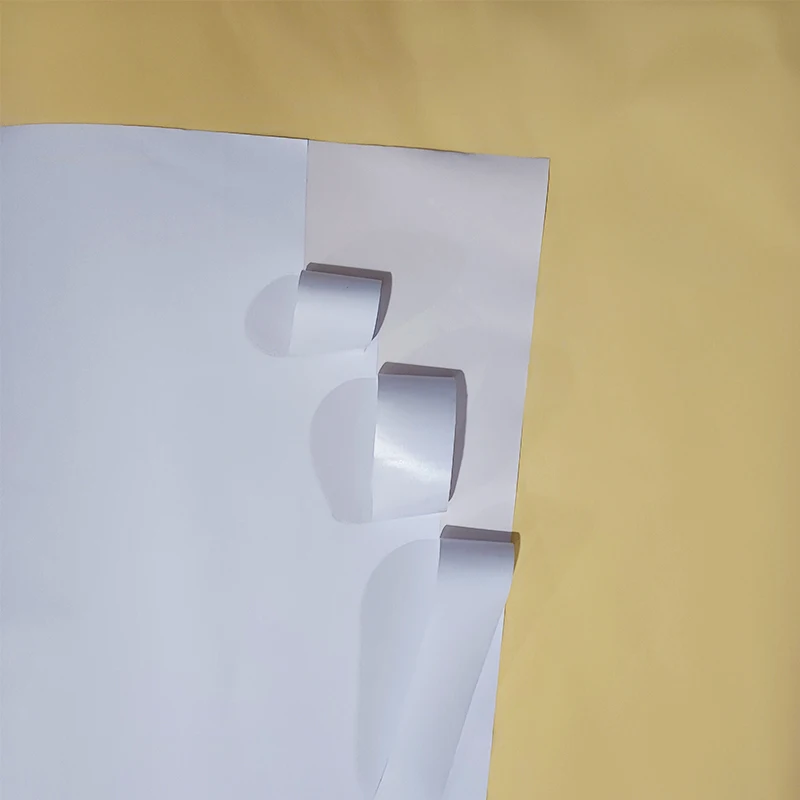 Easy Split Backing Vinyl Self Adhesive Factory Slitter Processing C1S C2S Art Paper Back Cutting Label Paper