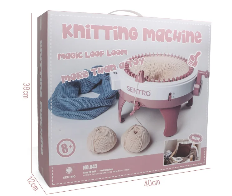 Children's Family Sentro Knitting Machine 48 Needles Diy Weaving Star ...