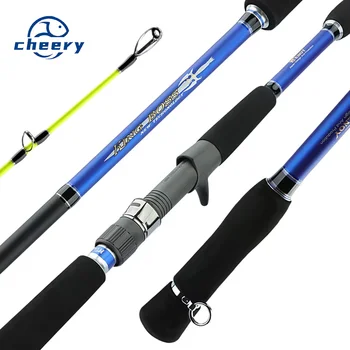 High Quality Carbon Fiber 1.8m-2.7m Heavy Boat Fishing Rod Trolling Fishing Rod Saltwater Spinning Fishing Jigging Rod – Metal Jig – view 2