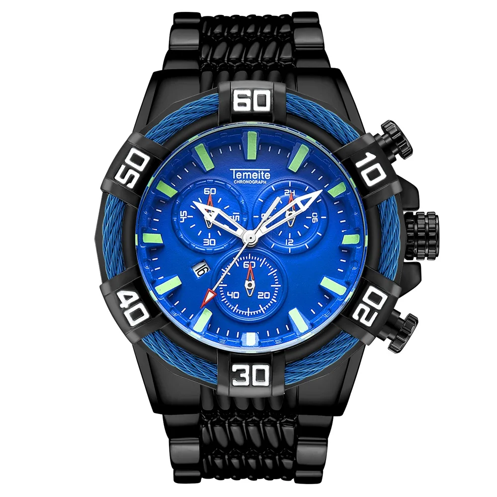 Temeite Relogio Masculino Business Luxury Gold Quartz Analog Men039s Watches  Sport Watch Men Waterproof Military Male Wristwatc7620232 From Qqly, $55.42  | DHgate.Com