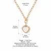 Collana con ciondolo fotografico piatto triangolare trasparente