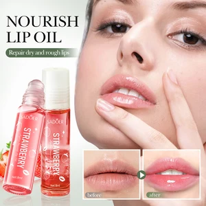 Wholesale New Arrival Repair Dry Lip Transparent Moisturizing Nourish Waterproof Long Lasting  Strawberry Lip Oil