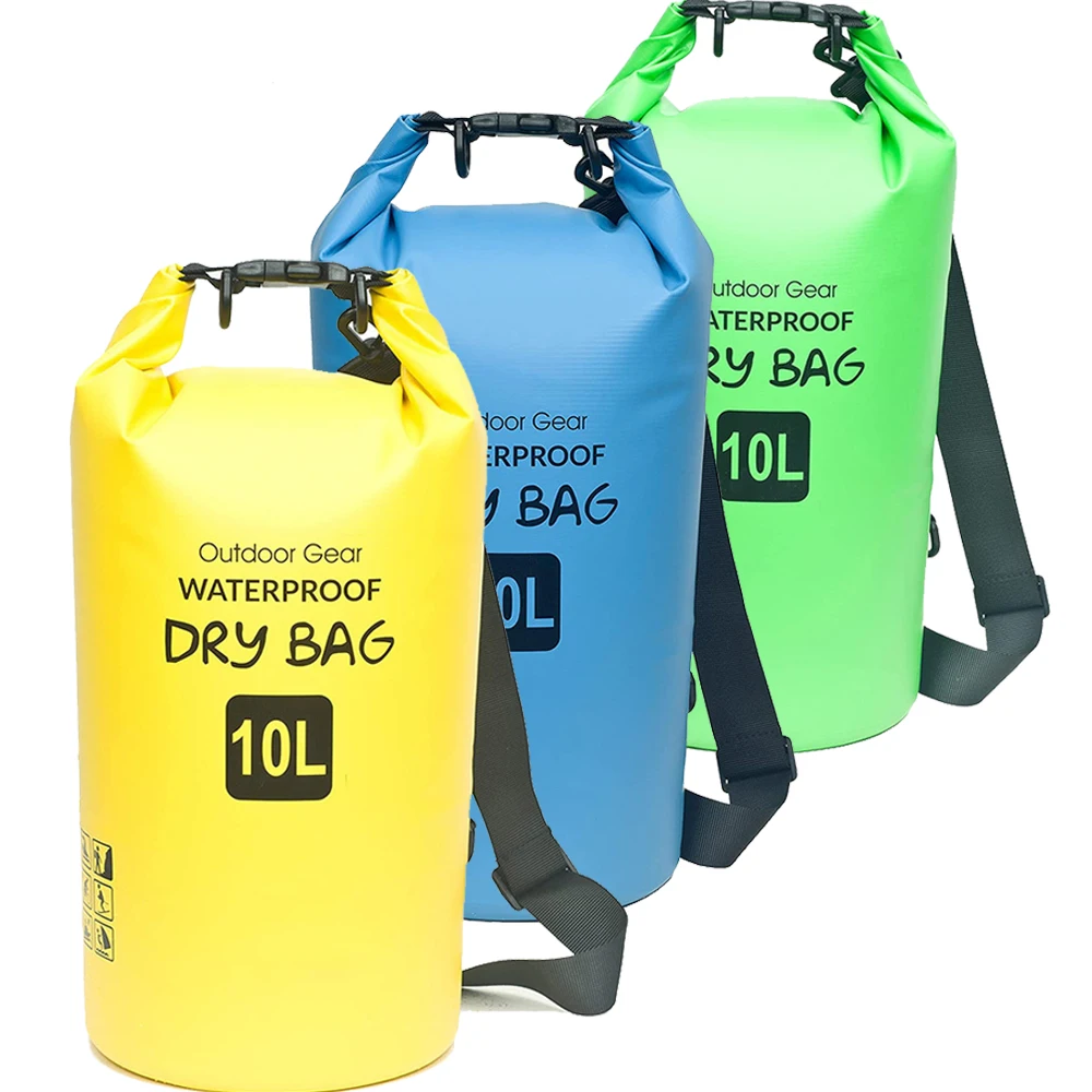 New Waterproof Dry Bag Sack Roll Top Dry Compression Sack Keeps Gear 10/20/30L 