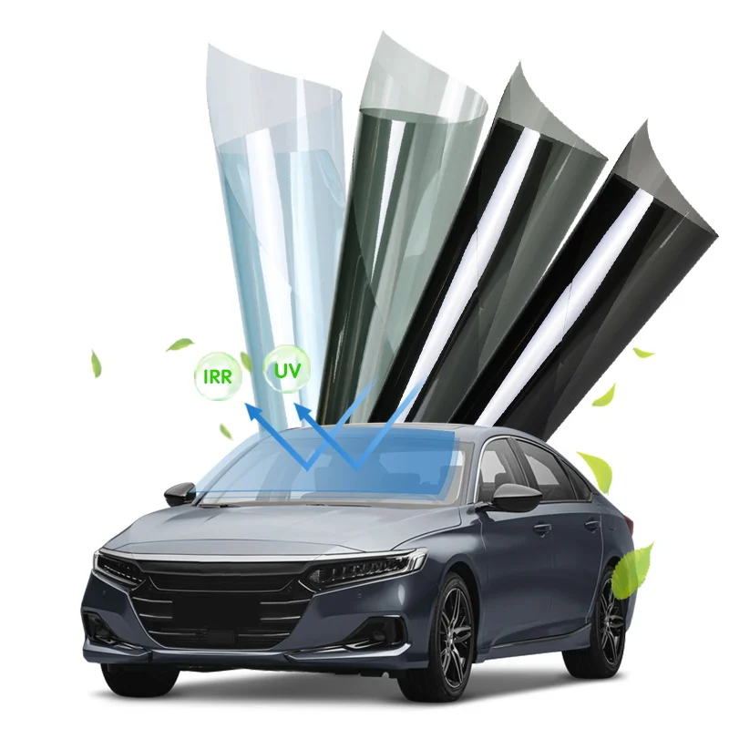 AC VLT 85% Sun Control 2mil Nano Ceramic Tint Clean the air Negative Ion Film Carbon Insulfilm Car Window Tinting Film