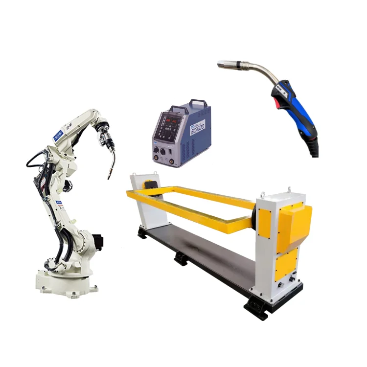 6 Axis Welding Robot Arm Machine OTC FD-B6 With CNGBS Welding Positioner Torch Welder for Robotic Welding Solutions