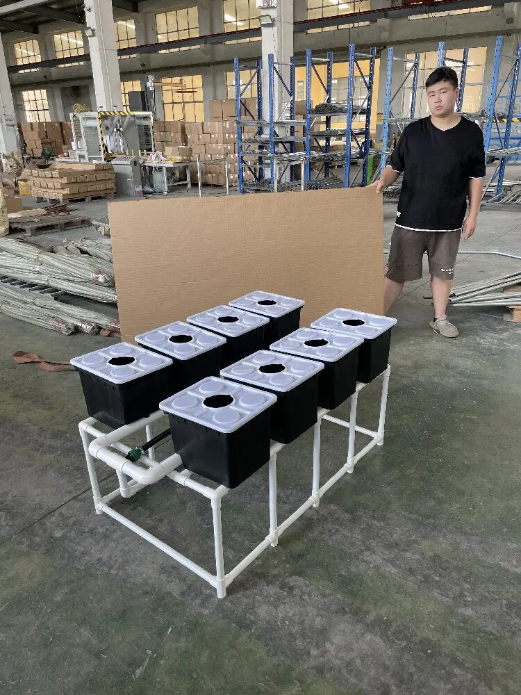 Skyplant 8 Buckets Recirculating Hydroponic System Dutch Bucket System