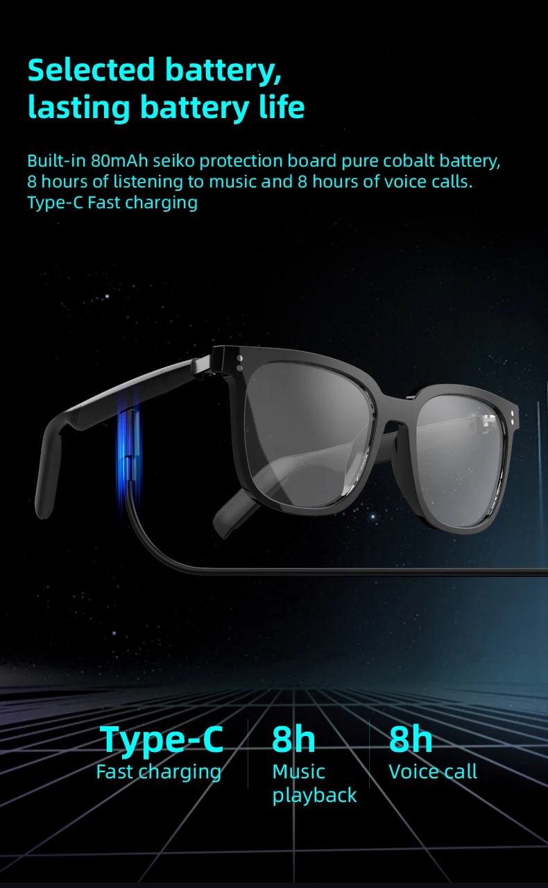 Welcome OEM Order, Factory Whole Selling Sg-19 Pro Anti Blue Light Audio Smart Glasses Bt Call Music Player Sports Smart Wearable Headset Men Outdoor Fashion Sunglasses - Buy Audio Smart Glasses smart Wearable Headset outdoor Fashion Sunglasses