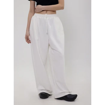 large quantity in bulk 85%cotton 15%Polyester gray black Elastic   wide leggings baggy pants for girls full length
