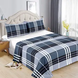 Lilianna King Size 3-Piece Bed Sheet Set with Elastic Corners - Deep Pocket Fits 18 Mattress